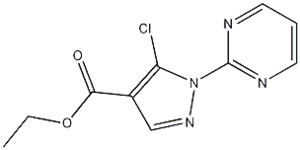 Ethyl 5-chloro-1-(pyrimidin-2-yl)-1H-pyrazole-4-carboxylate